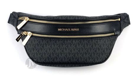 black michael kors fanny pack|Michael Kors fanny pack crossbody.